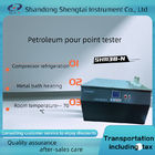 Solidifying Point Diesel Fuel Testing Equipment Pour Point Tester ASTM D97 Dual compressor