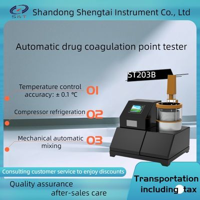 ST203B Automatic Liquid Coagulation Point Instrument for Detecting the Purity of Drugs Mechanical Automatic Mixing