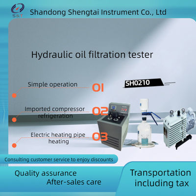 Hot selling hydraulic oil filtration tester SH0210 Compressor refrigeration Electric heating tube heating