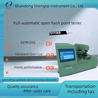 Automatic open cup flash point tester  Cleveland open cup method and ASTM D 92 Standard Turbine oil test instrument