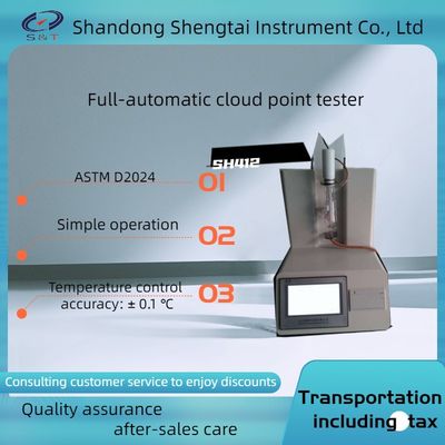 The fully automatic cloud point measuring instrument starts with one click and the process is automatically completed