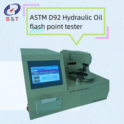Hydraulic Oil COC Flash Point Tester ASTM D92 200W Power Consumption