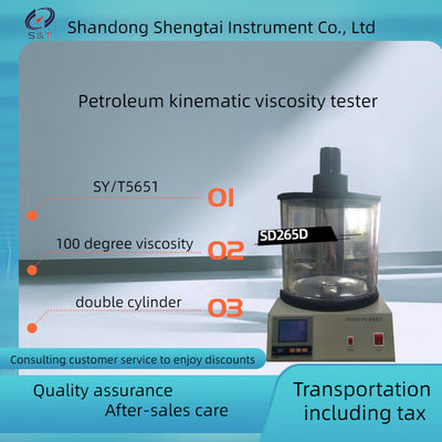 Newtonian liquid SD265D petroleum kinematic viscometer 100 degree viscosity