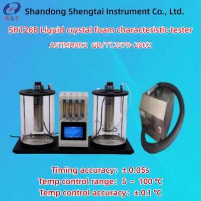 2 Samples Liquid Crystal Foam Characteristic Tester 5 ～ 100 ℃ 1000ml Measuring Cylinder ASTMD892