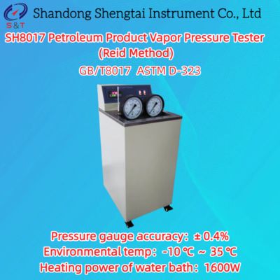SH8017 Petroleum Vapor Pressure Tester 0-200KPa ASTM D-323