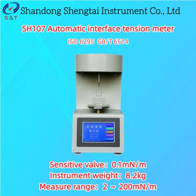 Automatic Interface Tension Meter Measure 2 ～ 200mN/M Annular Method ISO 6295