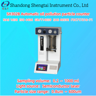 16 Channles Automatic Oil Pollution Particle Counter Shale Oil 0.8um ～ 600um ISO 4406