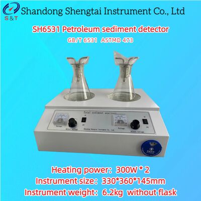 Petroleum Sediment Detector Heating 300W * 2 Extraction Method Dual Type ASTM D473