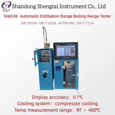 Automatic Distillation Range Boiling Range Tester RT ～ 400℃ Compressor Cooling ASTM D86