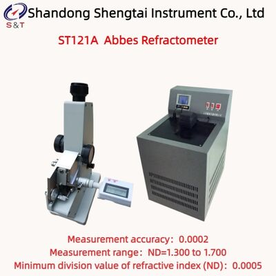 Abbes Refractometer ND=1.300 ～ 1.700 Sugar 0 ～ 95% External Cooling Circulation ST121A