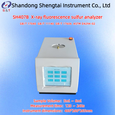 X-Ray Fluorescence Sulfur Analyzer For Coal Oil Sulfur 0.0005% ～ 5% SDD Prober ASTM D4294-02