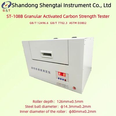 Granular Activated Carbon Strength Tester Speed 50 ± 2r/Min Pre-Set 5min Sealing Design Astm D3802