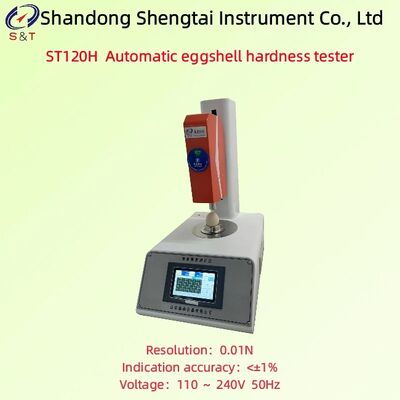 Automatic Eggshell Hardness Tester Measure 0 ～ 200N Test Speed 0.5 ～ 20mm/S ST120H