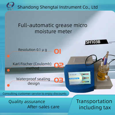SH103B Automatic Lubricating Grease Micro Moisture Tester Karl Fischer method Double circuit equilibrium titration