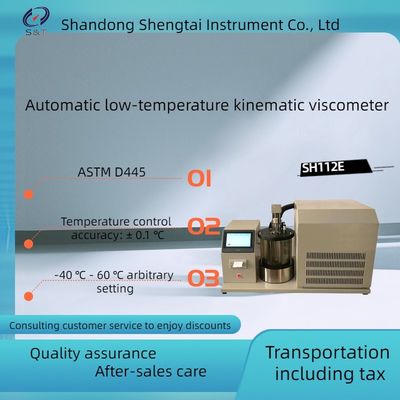 SH112E Laboratory Low Temperature Viscosity Testing Kinematic Viscometer Apparatus ASTM D445