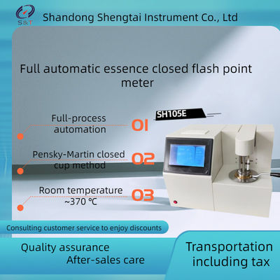 Essence and fragrances Determination of flash point SH105E automatic Binsky Martin closed flash point tester