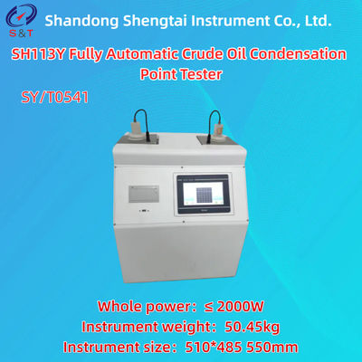 Crude Oil Pour Point Analyzer SY/T0541 Automatic Tilting Method For Glass Test Tubes