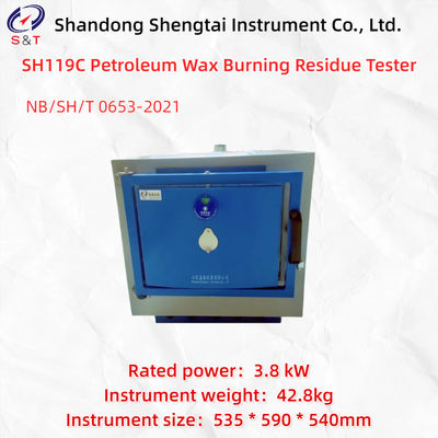 Petroleum Wax Burning Residue Tester ASTM D5442 Gas Chromatography Room temp ～ 1000 ℃