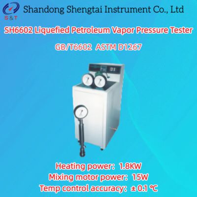 LPG Vapor Pressure Tester 0-2.5MPa ASTM D1267 GB/T6602