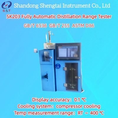 Fully Automatic Distillation Range Tester RT ～ 400℃ USB data ecport ASTM D86
