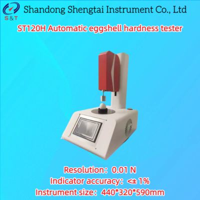Chicken Duck Goose Eggshell Strength Tester 0-200N or 0-20kg 0.5-20mm/s  ST120H
