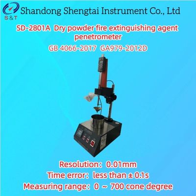 Dry Powder Fire Extinguishing Agent Penetrometer 0 ～ 700 Cone Degree GB 4066