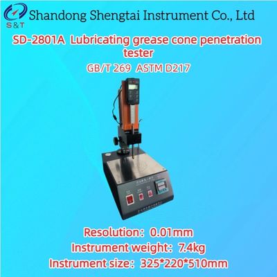 Manual Lubricating Grease Cone Penetration Tester 0-700 Cone Penetration ASTM D217