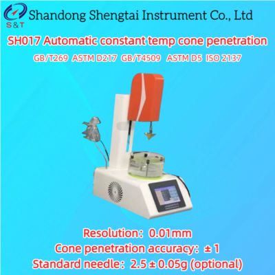 স্বয়ংক্রিয় ধ্রুবক তাপমাত্রা কোণ প্রবেশন 0 - 700CPT অগ্নিরোধী কাদা ASTM D217