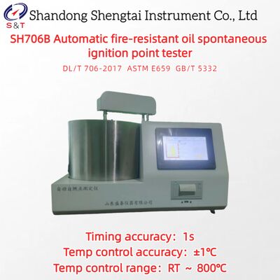 অটোমেটিক অগ্নি প্রতিরোধী তেল স্বতঃস্ফূর্ত ইগনিশন পয়েন্ট টেস্টার RT ₹ 800°C ASTM E659