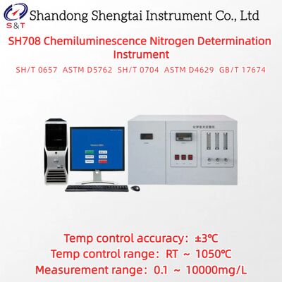 কেমিলুমিনেসেন্স নাইট্রোজেন নির্ধারণ যন্ত্র ০.১ ～ ১০০০0mg/L ASTM D4629