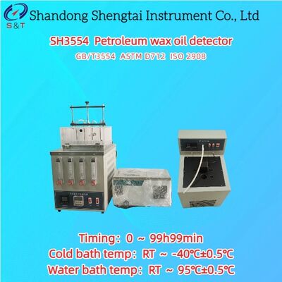 Petroleum Wax Oil Detector Timing 0 - 99h59min Water Bath RT ～ 95℃±0.5℃ ASTM D712