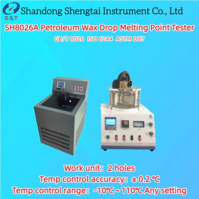 2 Holes Stone Oil Petroleum Wax Drop Melting Point Tester -10℃～110℃ ASTM D87