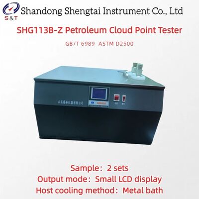 ডুয়াল গলস ডিজেল লুব্রিকেটিং অয়েল মেঘ পয়েন্ট টেস্টার RT 50 °C মেটাল বাথ ASTM D2500