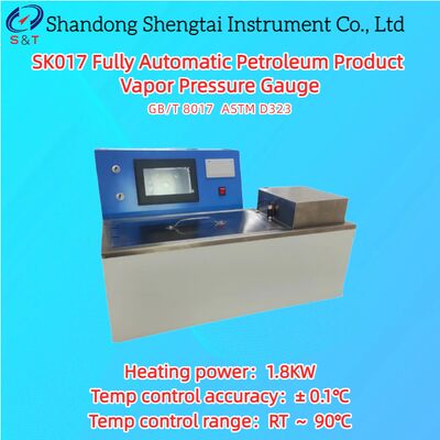 সম্পূর্ণ স্বয়ংক্রিয় পেট্রোলিয়াম পণ্য বাষ্প চাপ পরিমাপকারী RT ₹ 90°C ধ্রুবক 37.8°C ASTM D323