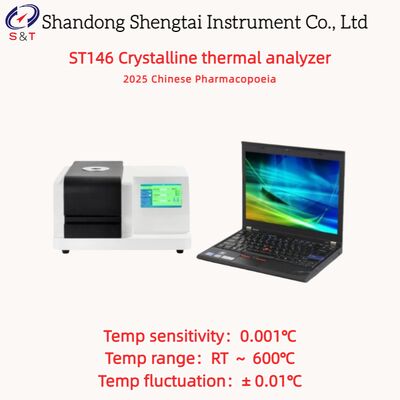 Crystalline Thermal Analyzer RT ～ 600℃ Heating 0.1 ～ 100 ℃/Min DSC 0 ～ ± 600mW ChP 0981