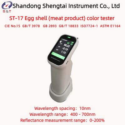 400 ~ 700nm তরঙ্গদৈর্ঘ্যের ডিমের খোসা মাংসের পণ্যের রঙের পরীক্ষক অ্যাপারচার φ4mm ASTM E1164