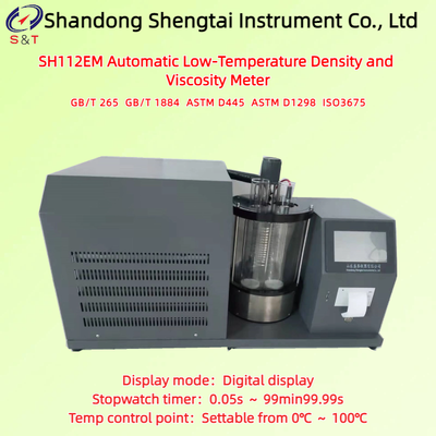 2 Holes Auto Low-Temp Density And Viscosity Analyzer For Diesel Oil ASTM D1298