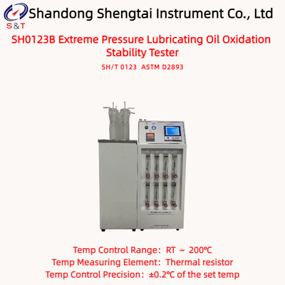 8 Channels Extreme Pressure Lubricating Oil Oxidation Stability Tester RT ～ 200℃ ASTM D2893