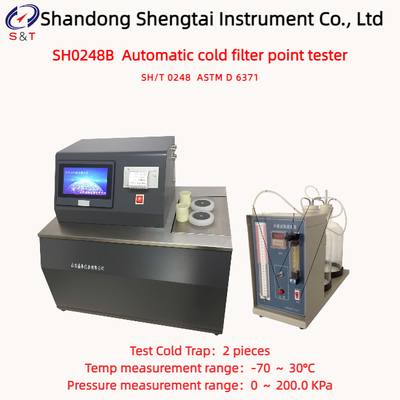 2 Holes Auto Cold Filter Point Analyzer For Transformer Oil -70 ～ 30℃ Air-Cooled ASTM D6371