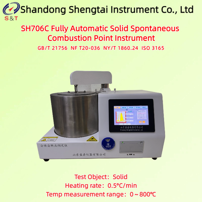 Fully Automatic Solid Spontaneous Combustion Point Instrument 0～800℃ Test Object Solid ISO 3165
